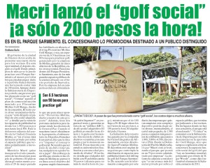 Macri, Golf Social